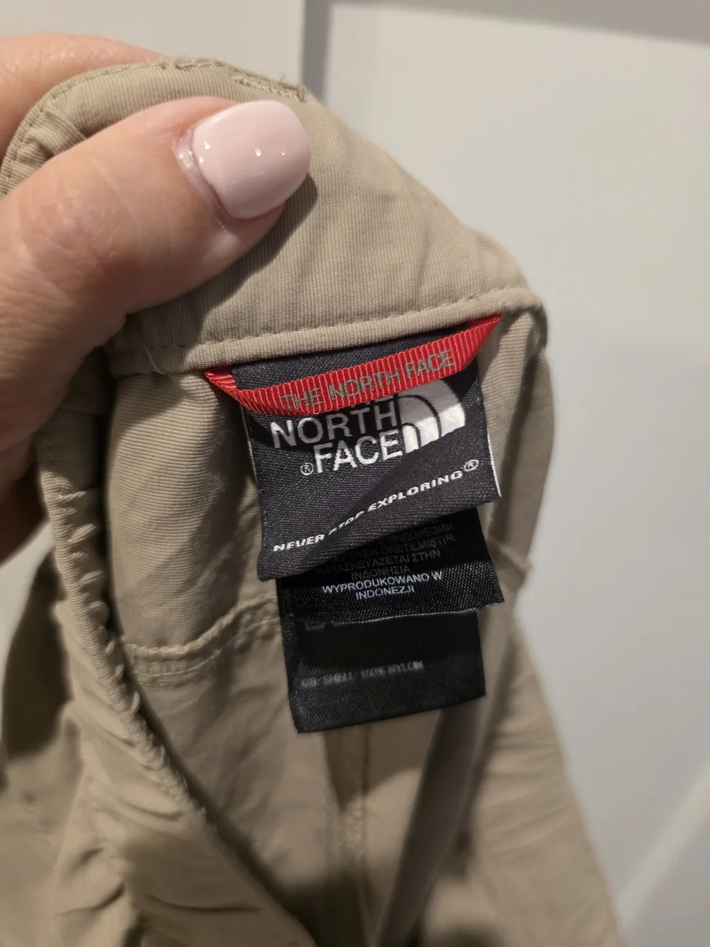 The North Face Paramount Peak Convertible Pants Men’s XXL Tan 39x32 Belt Flaw